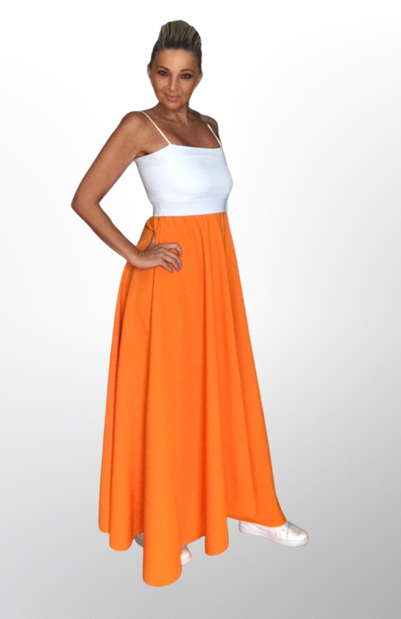 Dlouhé šaty BOROS DR-L-OR01